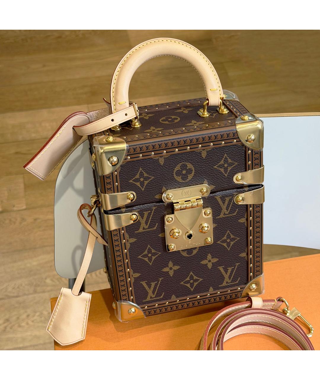 LOUIS VUITTON Коричневая сумка через плечо, фото 5