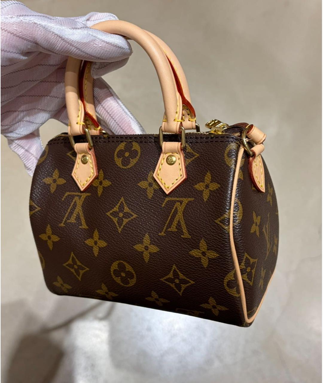 LOUIS VUITTON Коричневая сумка через плечо, фото 3