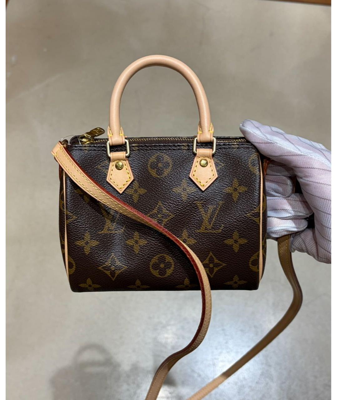 LOUIS VUITTON Коричневая сумка через плечо, фото 4