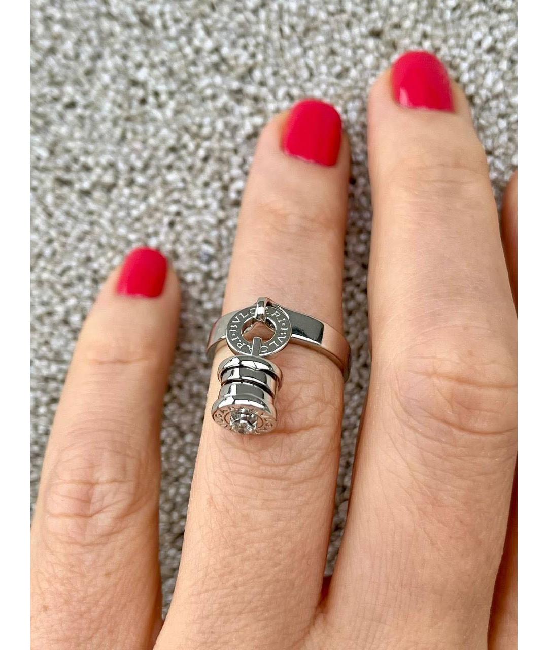 BVLGARI Серебряное кольцо из белого золота, фото 4