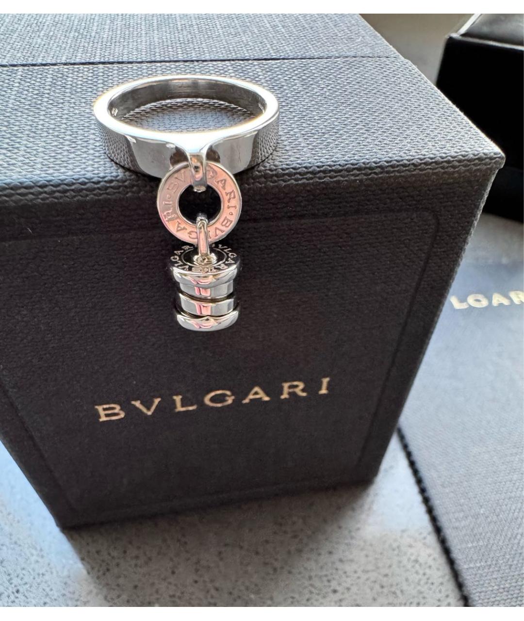 BVLGARI Серебряное кольцо из белого золота, фото 3