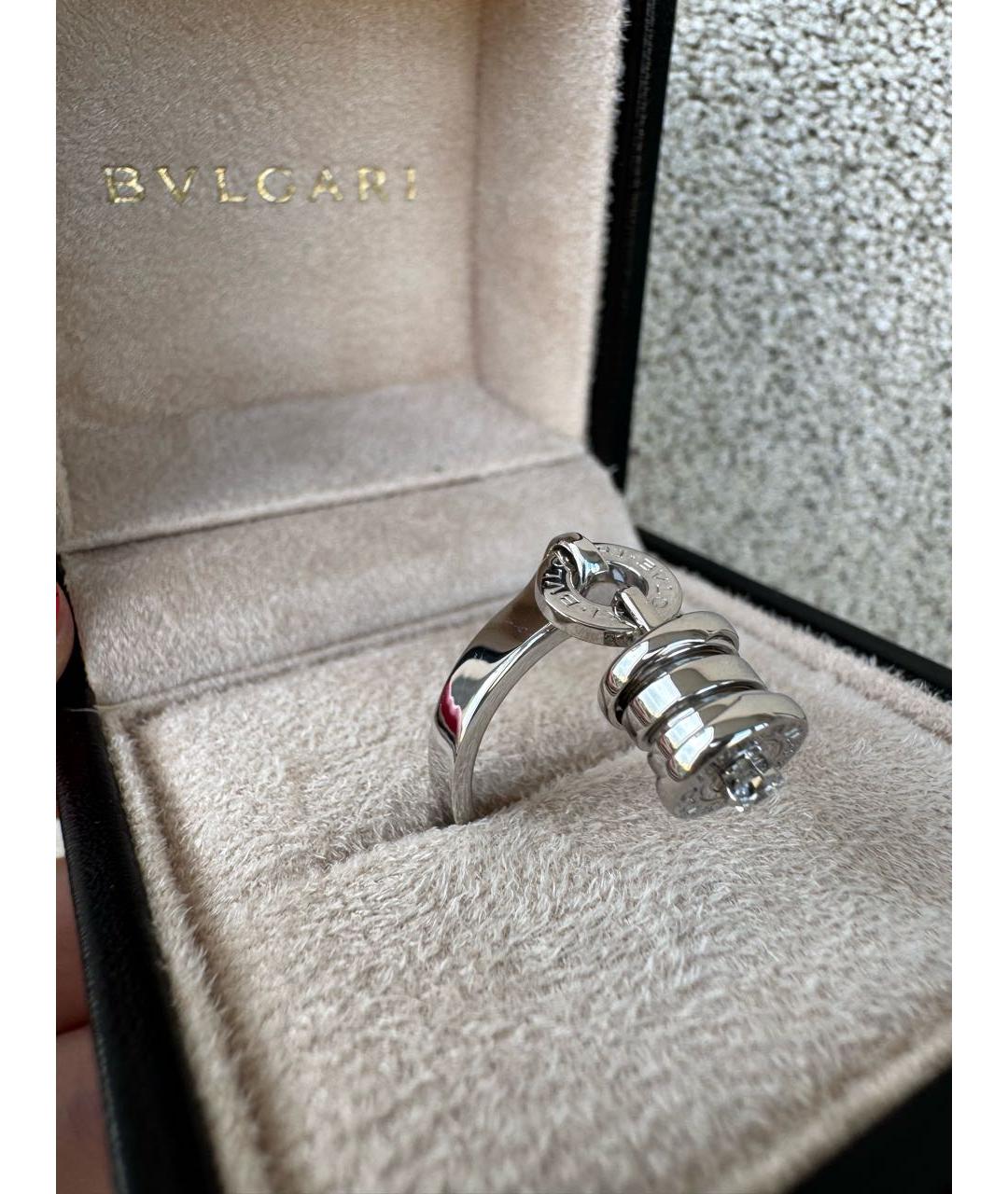 BVLGARI Серебряное кольцо из белого золота, фото 5