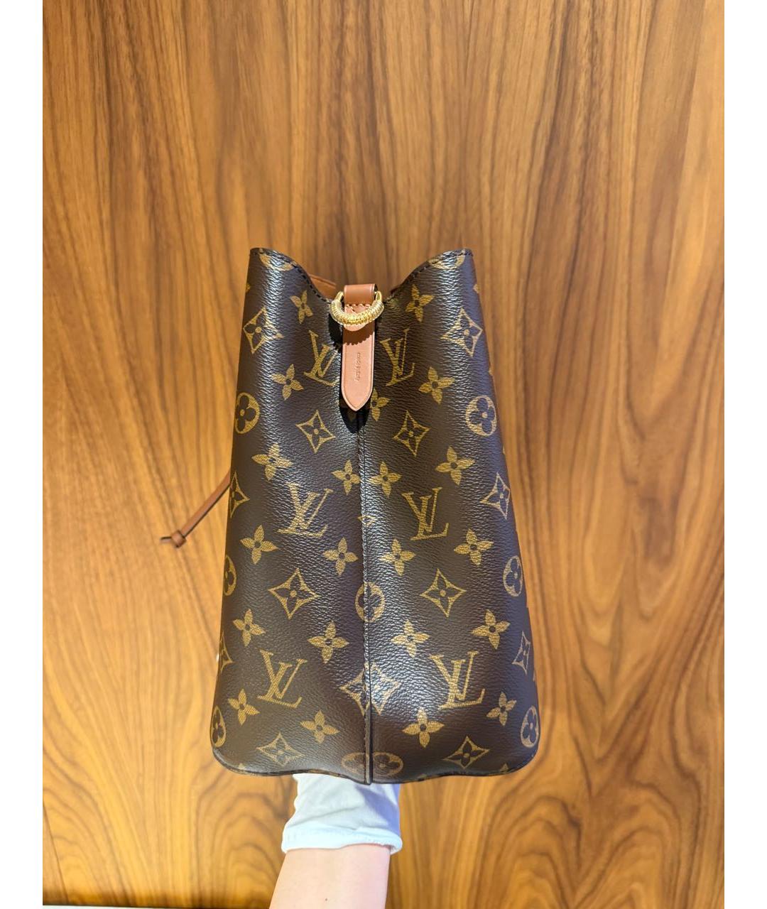 LOUIS VUITTON Коричневая сумка тоут, фото 4