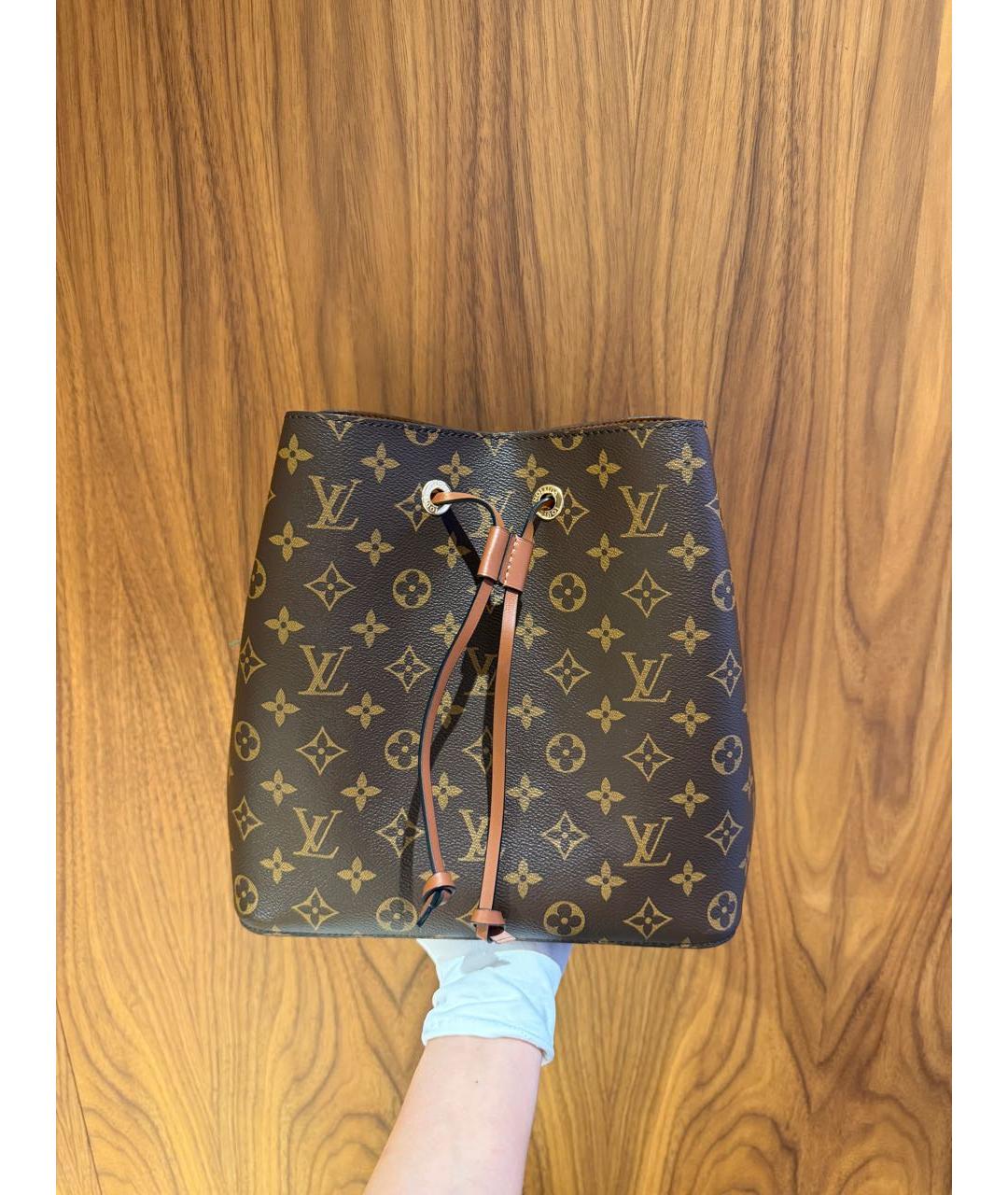 LOUIS VUITTON Коричневая сумка тоут, фото 2