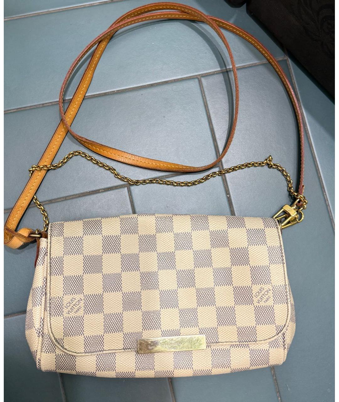 LOUIS VUITTON Бежевая сумка через плечо, фото 5