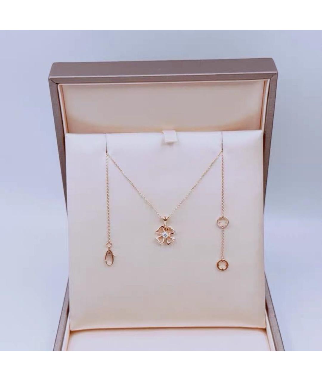 BVLGARI Розовое колье из розового золота, фото 2