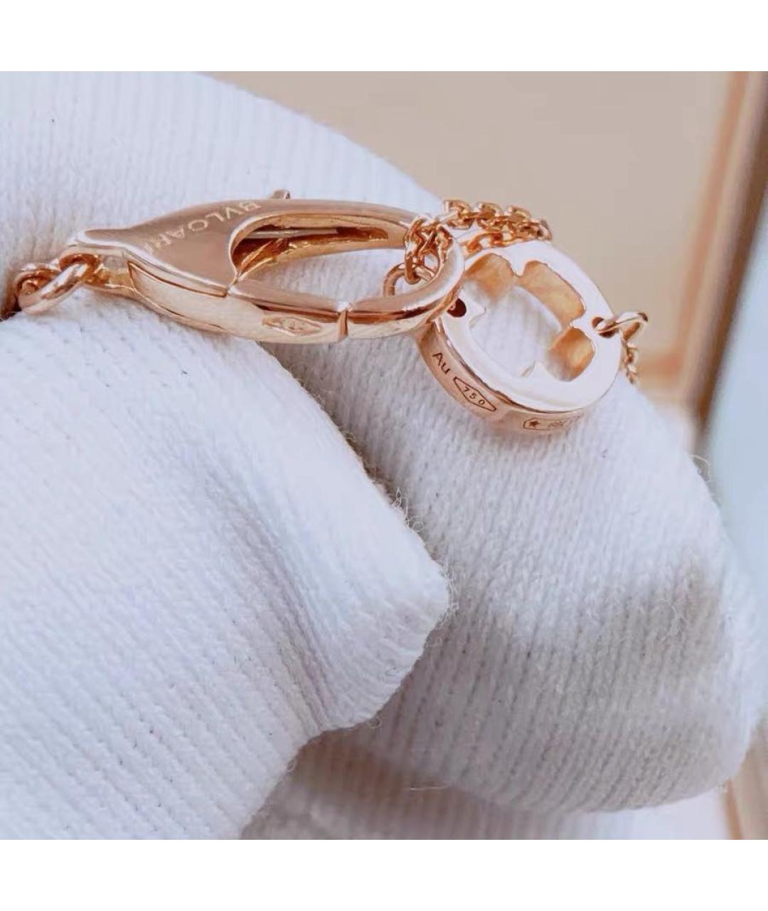BVLGARI Розовое колье из розового золота, фото 5