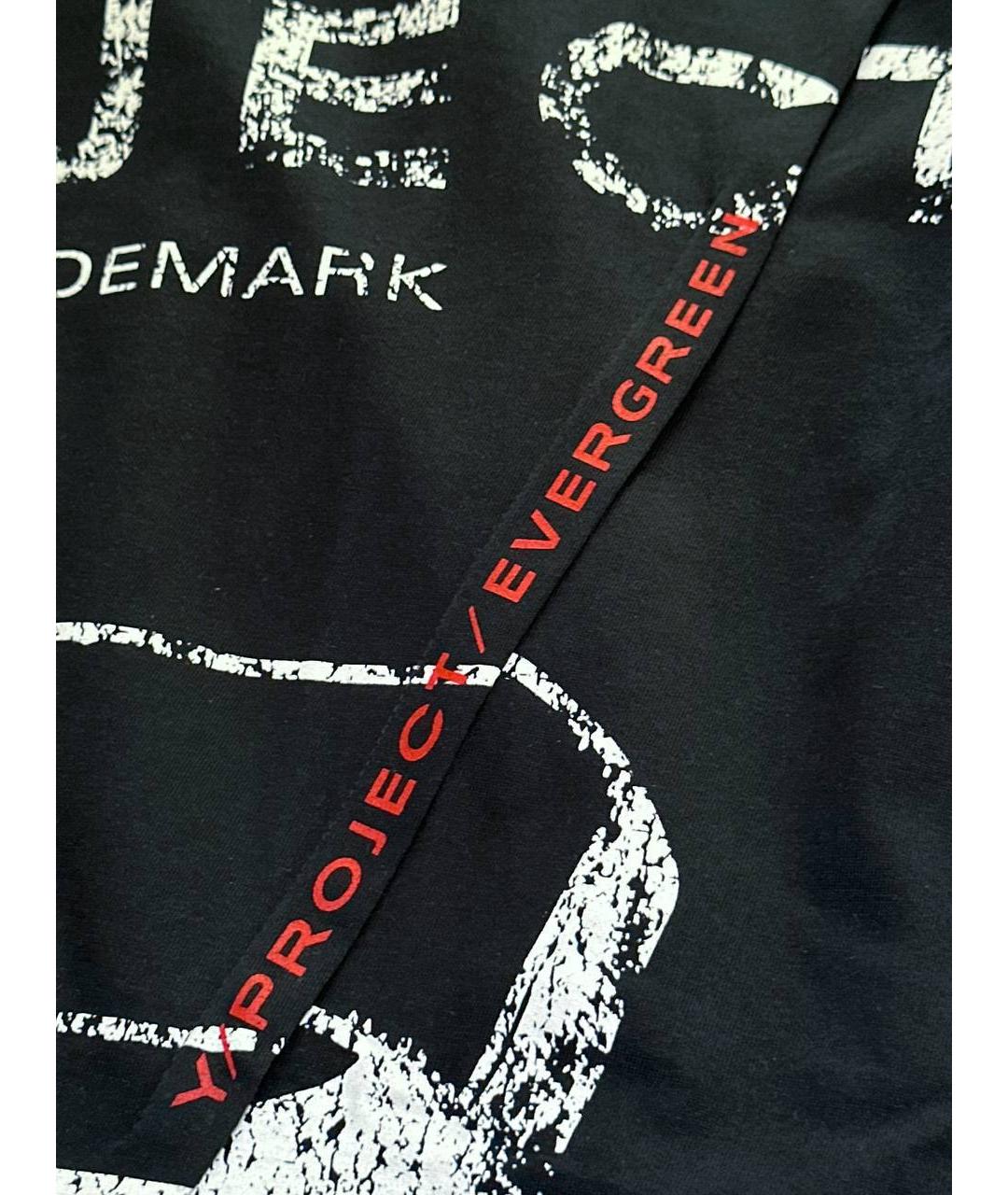 Y/PROJECT Черная футболка, фото 4