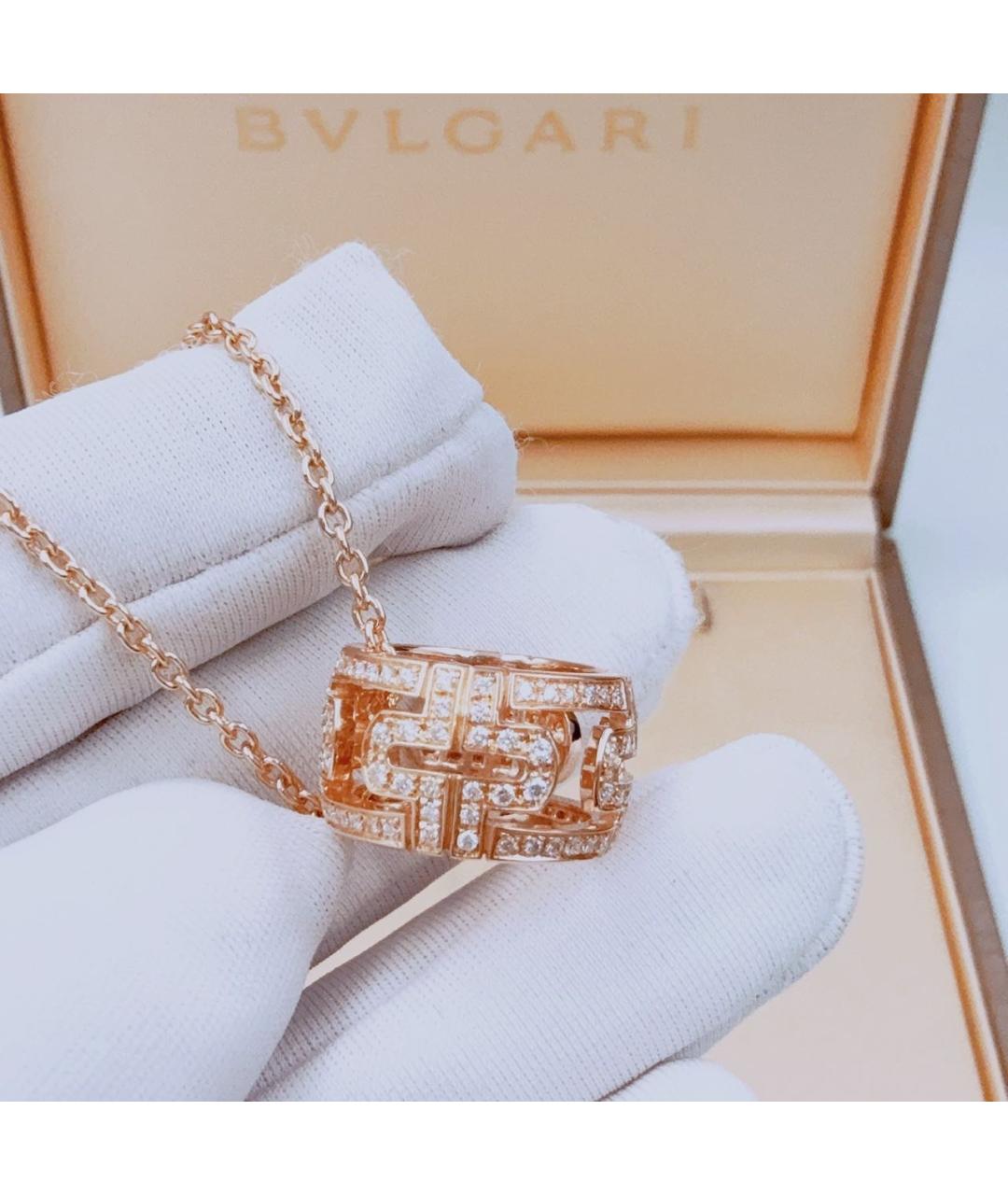 BVLGARI Розовое колье из розового золота, фото 3
