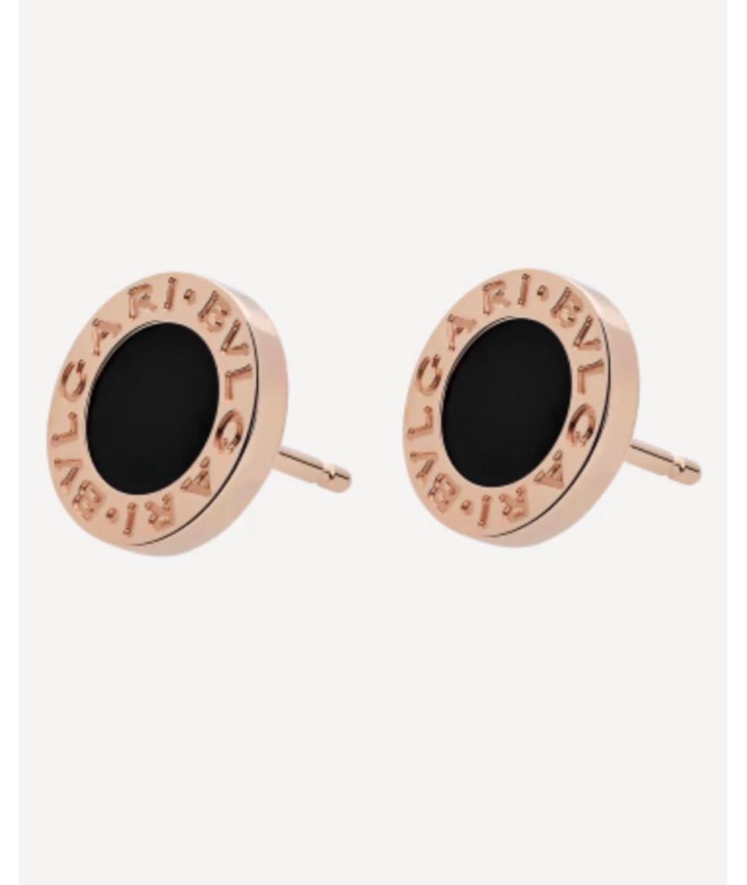 BVLGARI Золотые серьги из розового золота, фото 9