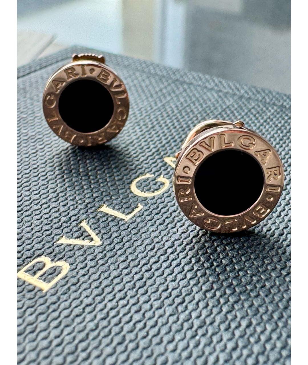 BVLGARI Золотые серьги из розового золота, фото 2