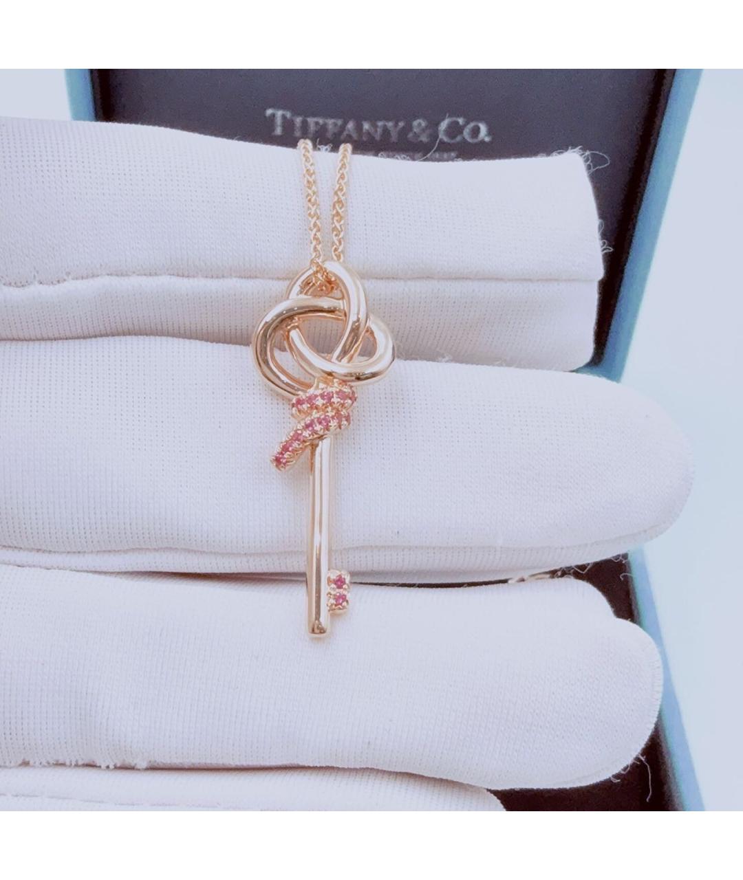 TIFFANY&CO Розовое колье из розового золота, фото 3