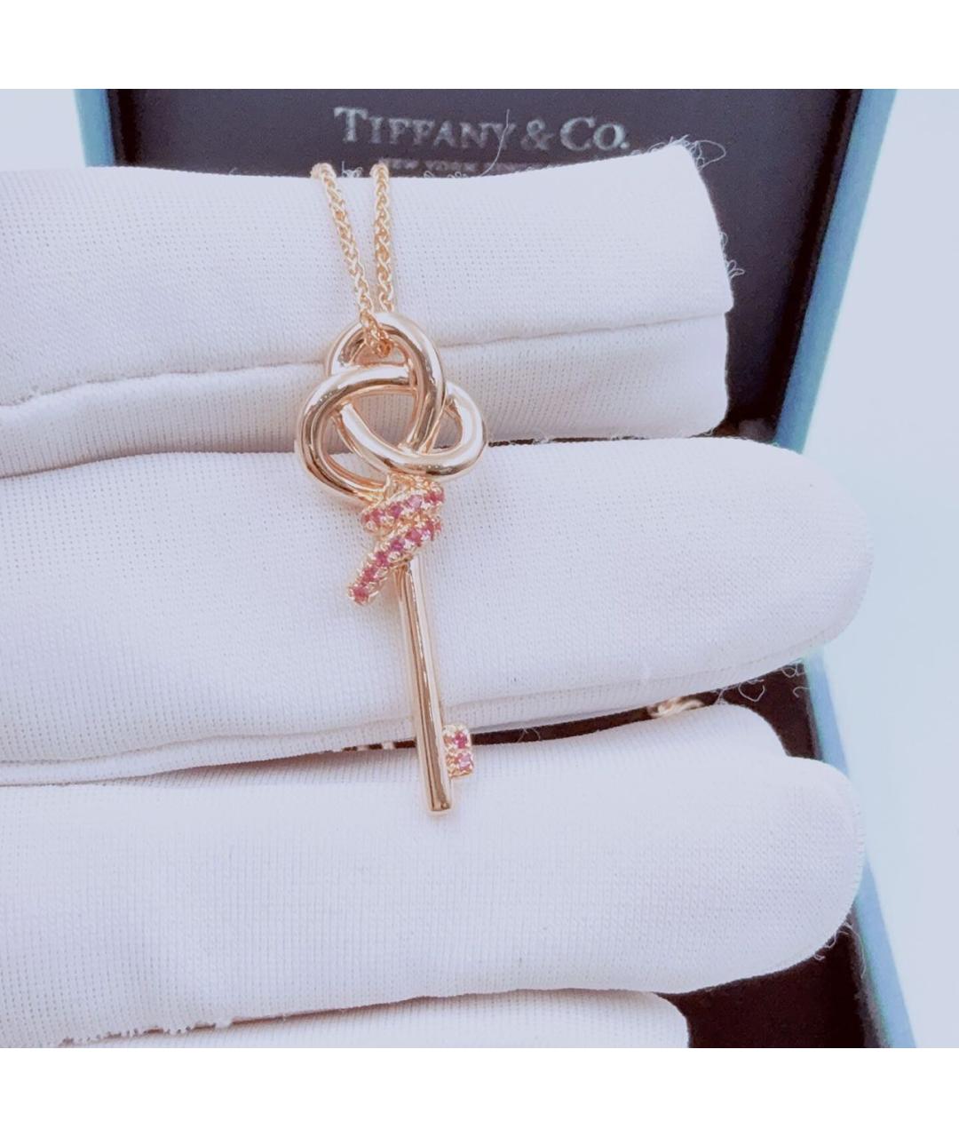 TIFFANY&CO Розовое колье из розового золота, фото 4