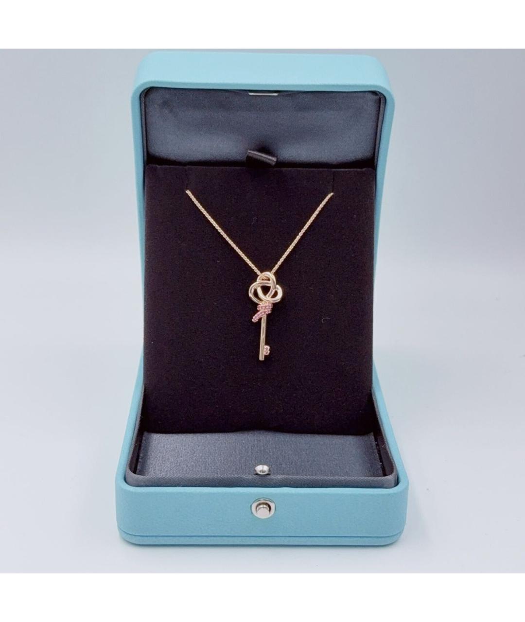 TIFFANY&CO Розовое колье из розового золота, фото 2
