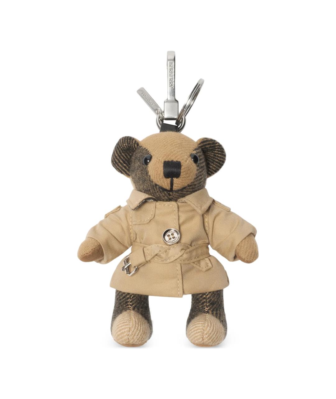 BURBERRY Бежевый брелок, фото 1