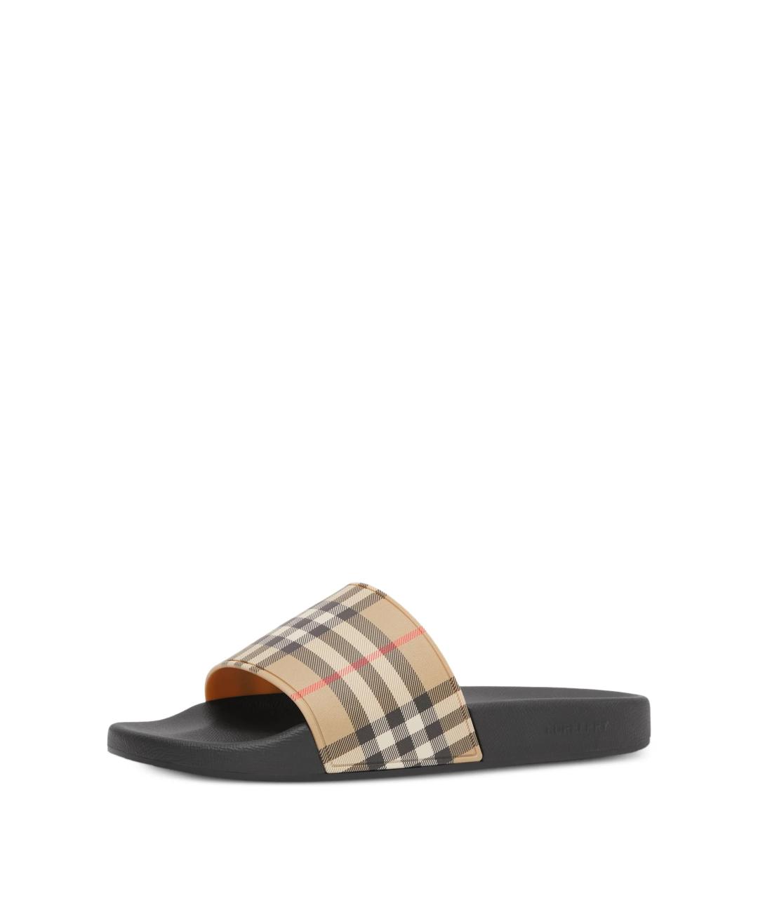 BURBERRY Бежевые сандалии, фото 5