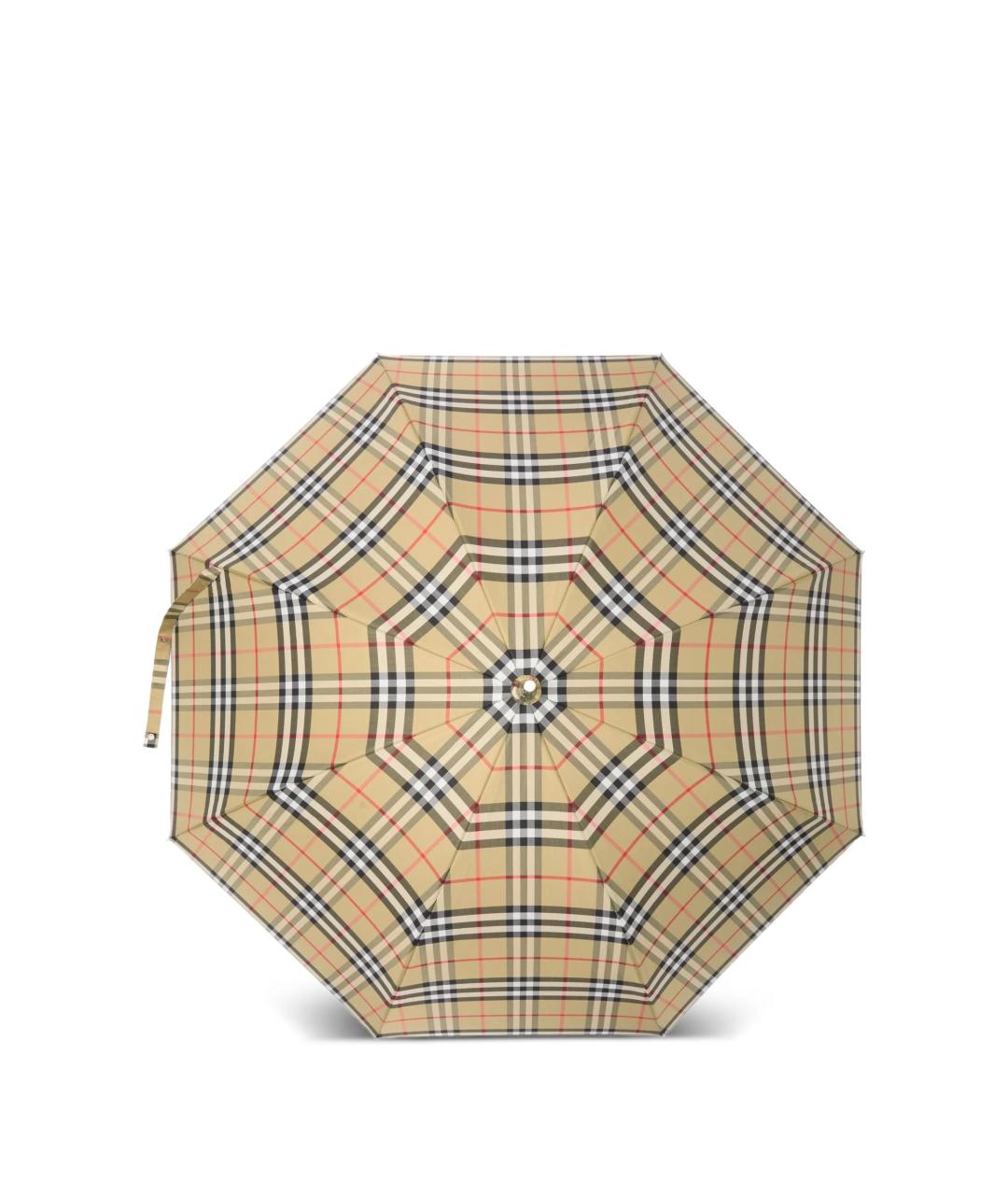 BURBERRY Бежевый зонт, фото 1
