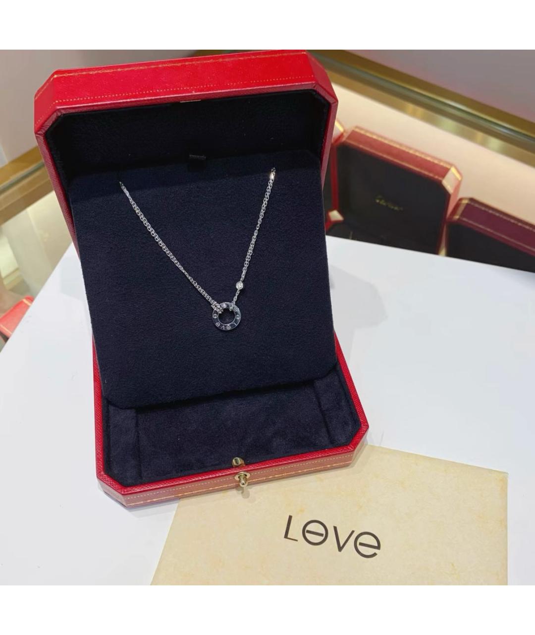 CARTIER Белое колье из белого золота, фото 2