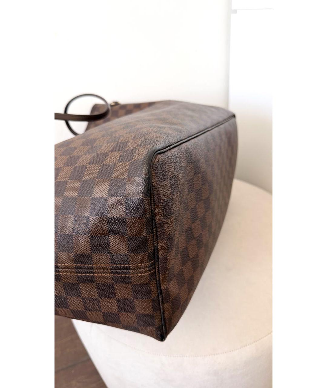 LOUIS VUITTON Коричневая сумка тоут, фото 5