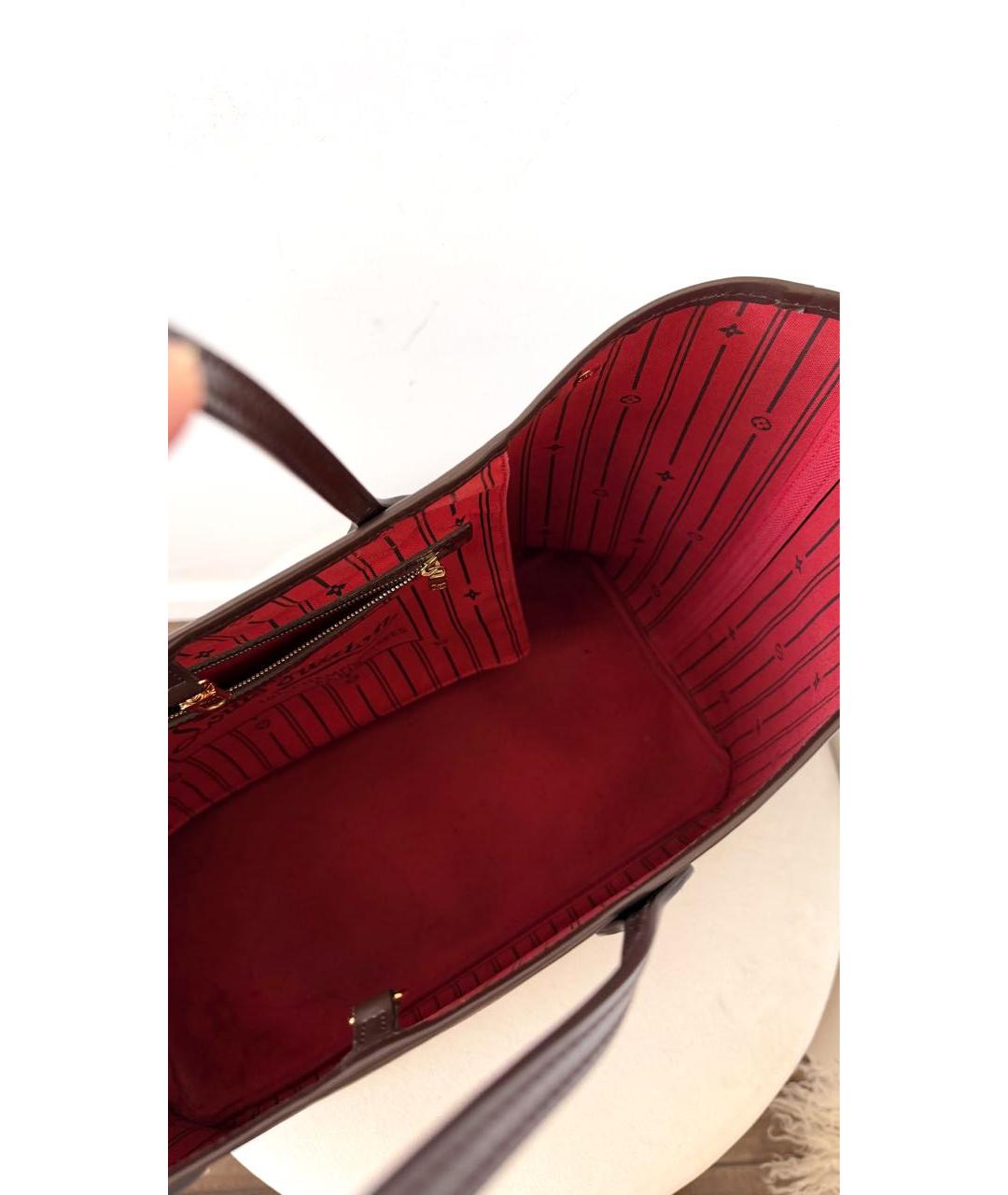 LOUIS VUITTON Коричневая сумка тоут, фото 4