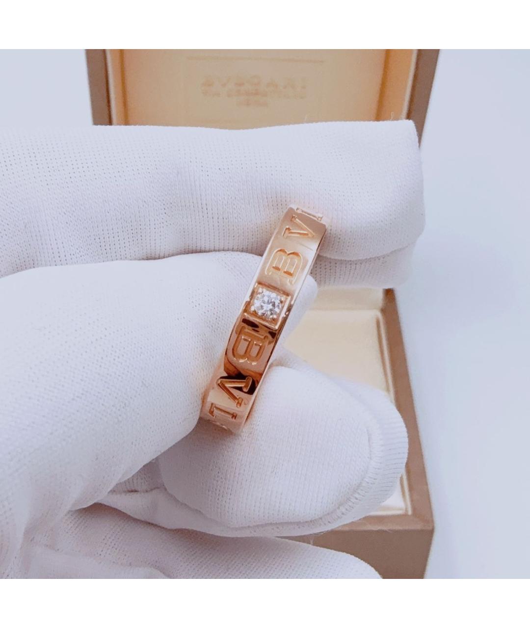 BVLGARI Розовое кольцо из розового золота, фото 5