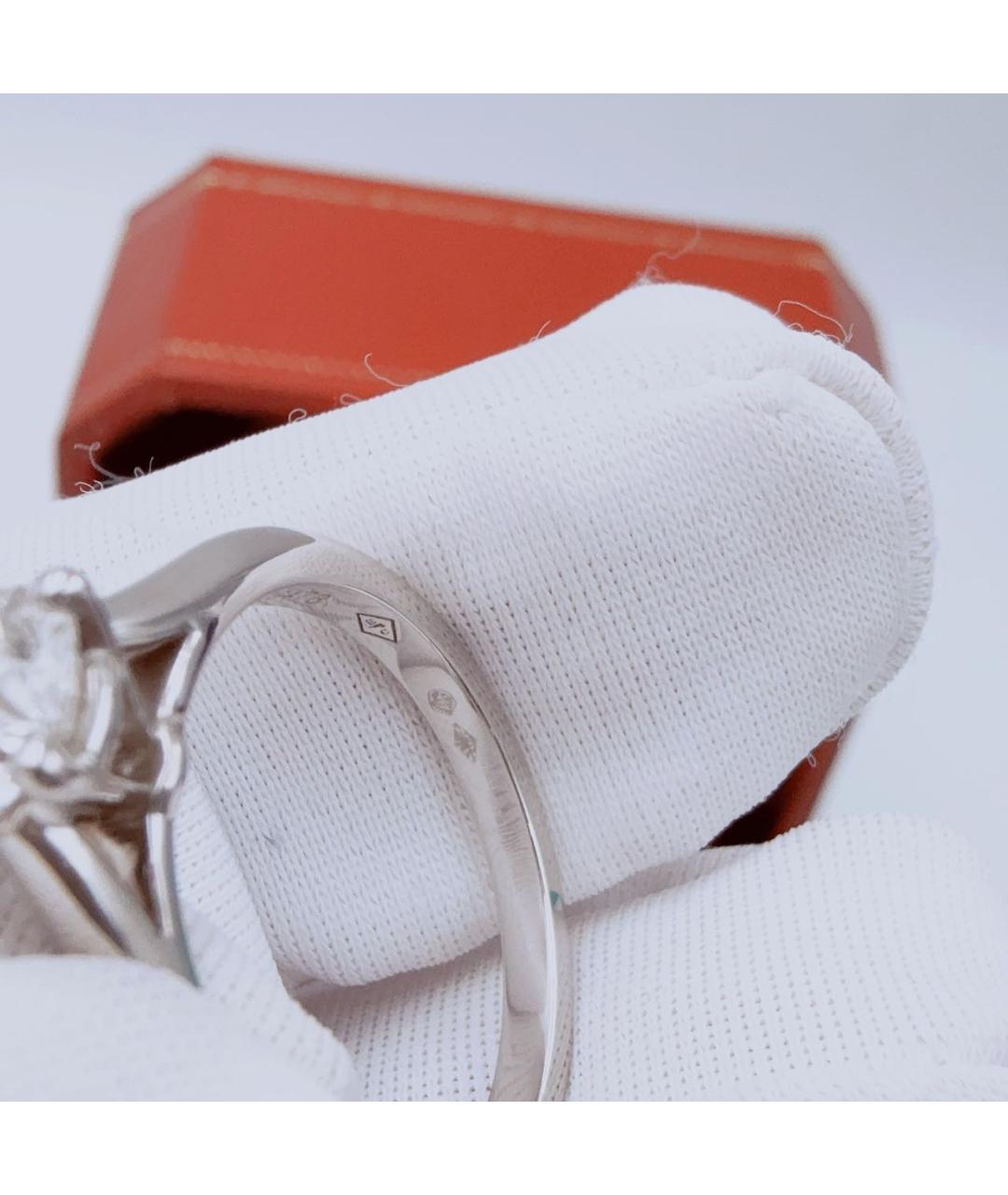 CARTIER Белое платиновое кольцо, фото 6