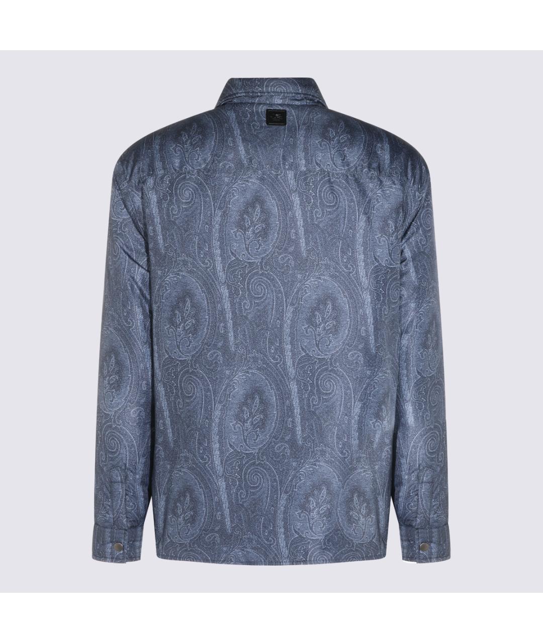 ETRO Голубая кэжуал рубашка, фото 2