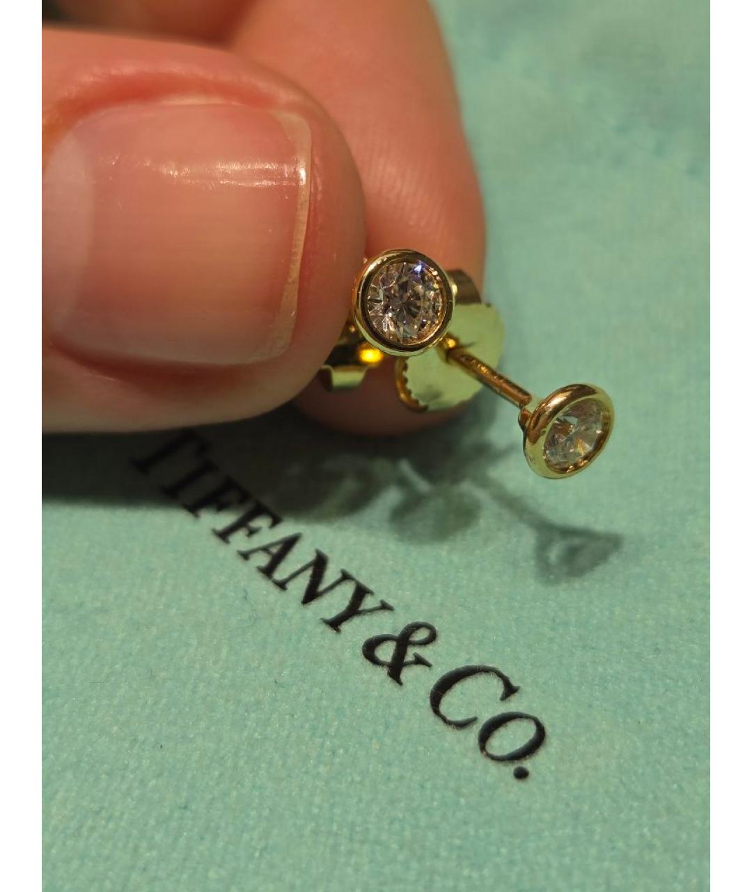 TIFFANY&CO Золотые серьги из желтого золота, фото 3