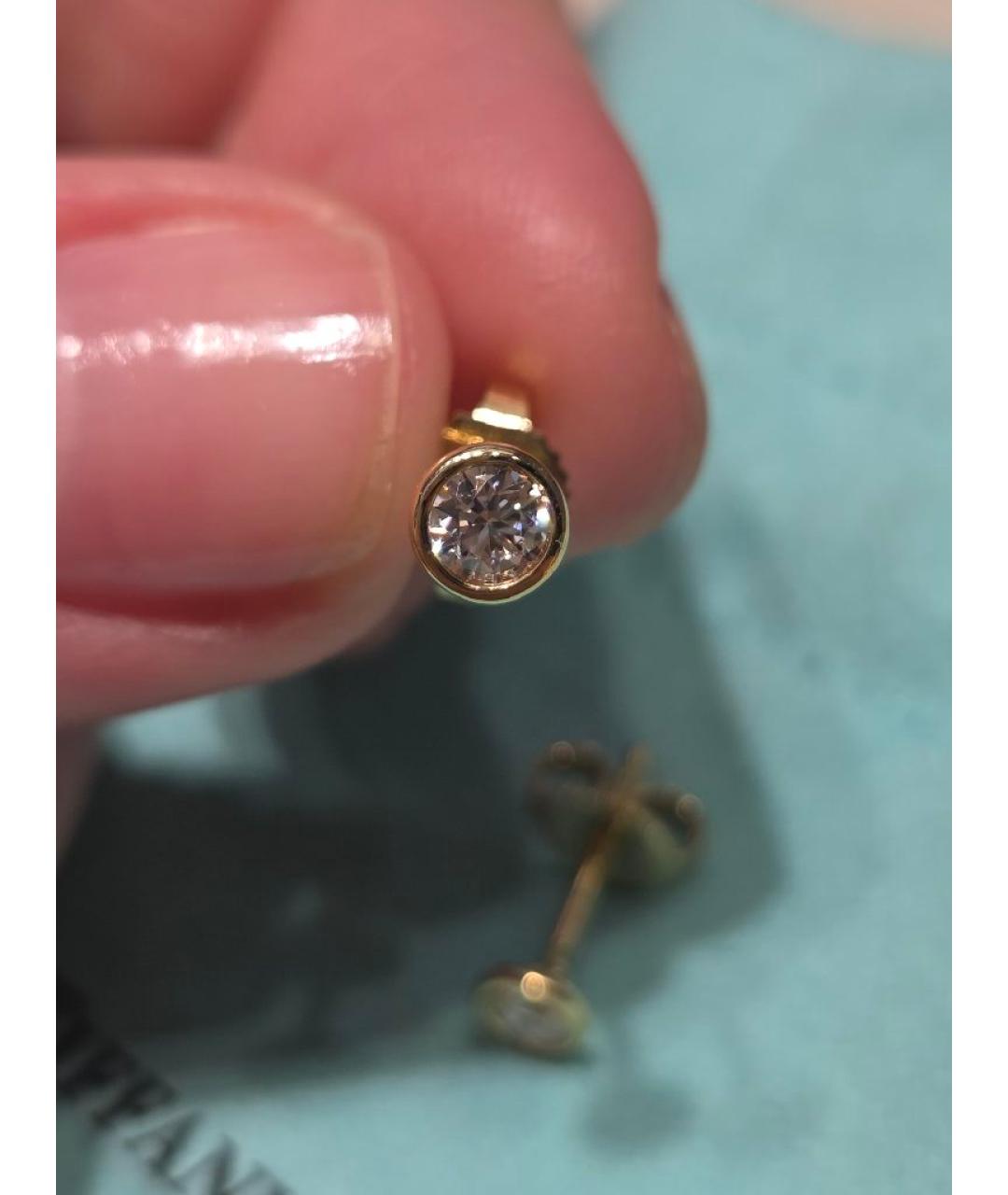 TIFFANY&CO Золотые серьги из желтого золота, фото 4