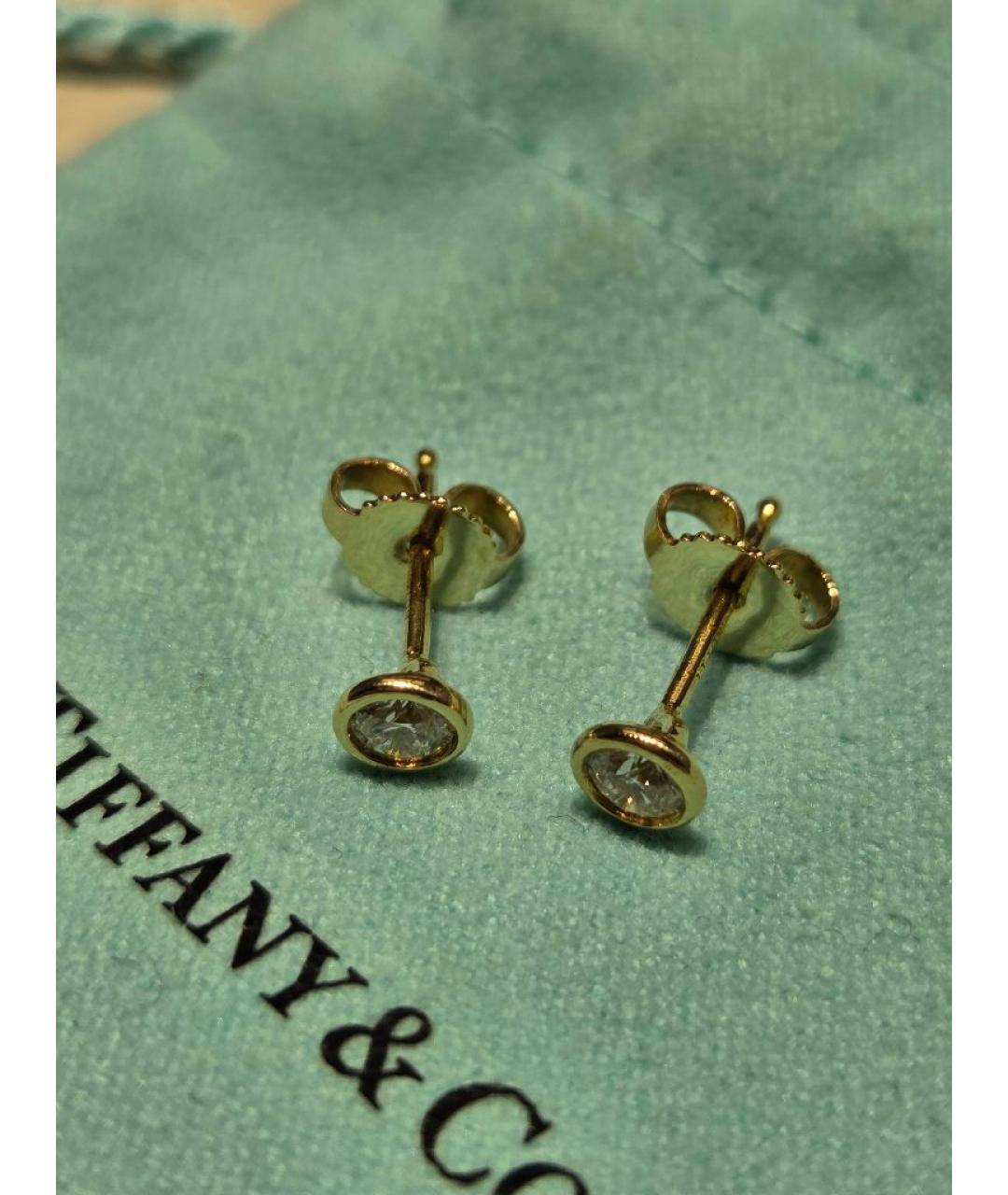 TIFFANY&CO Золотые серьги из желтого золота, фото 7