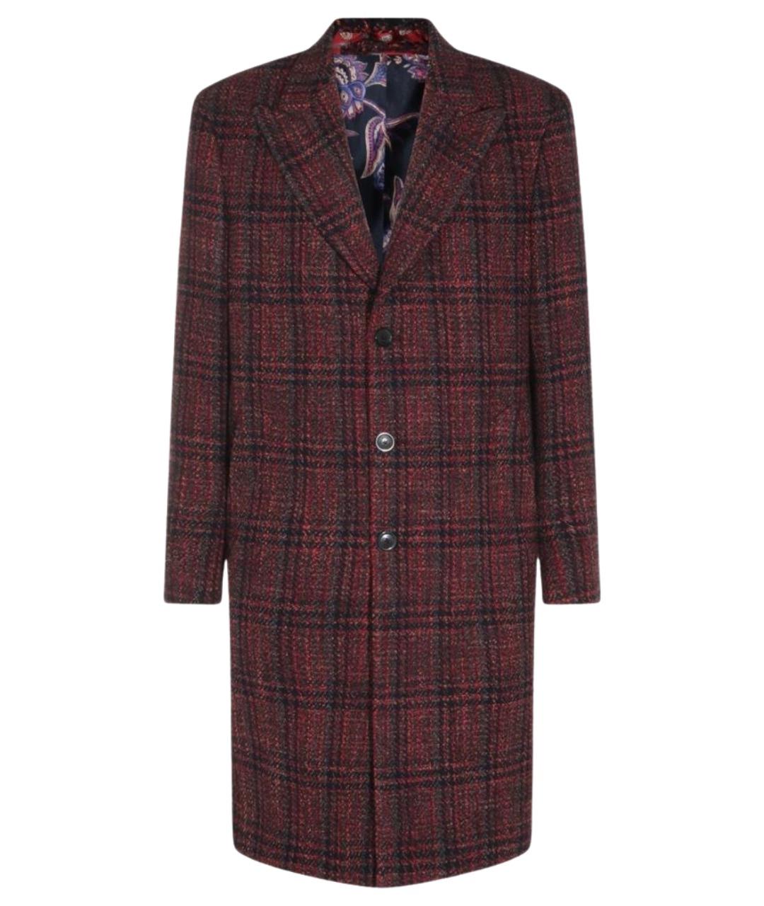 ETRO Мульти шерстяное пальто, фото 1