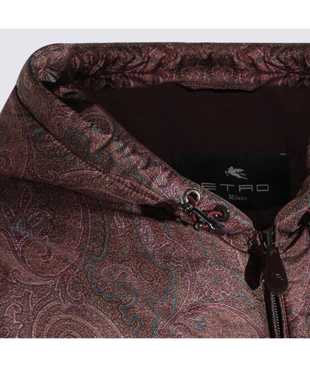 ETRO Коричневая полиэстеровая куртка, фото 4