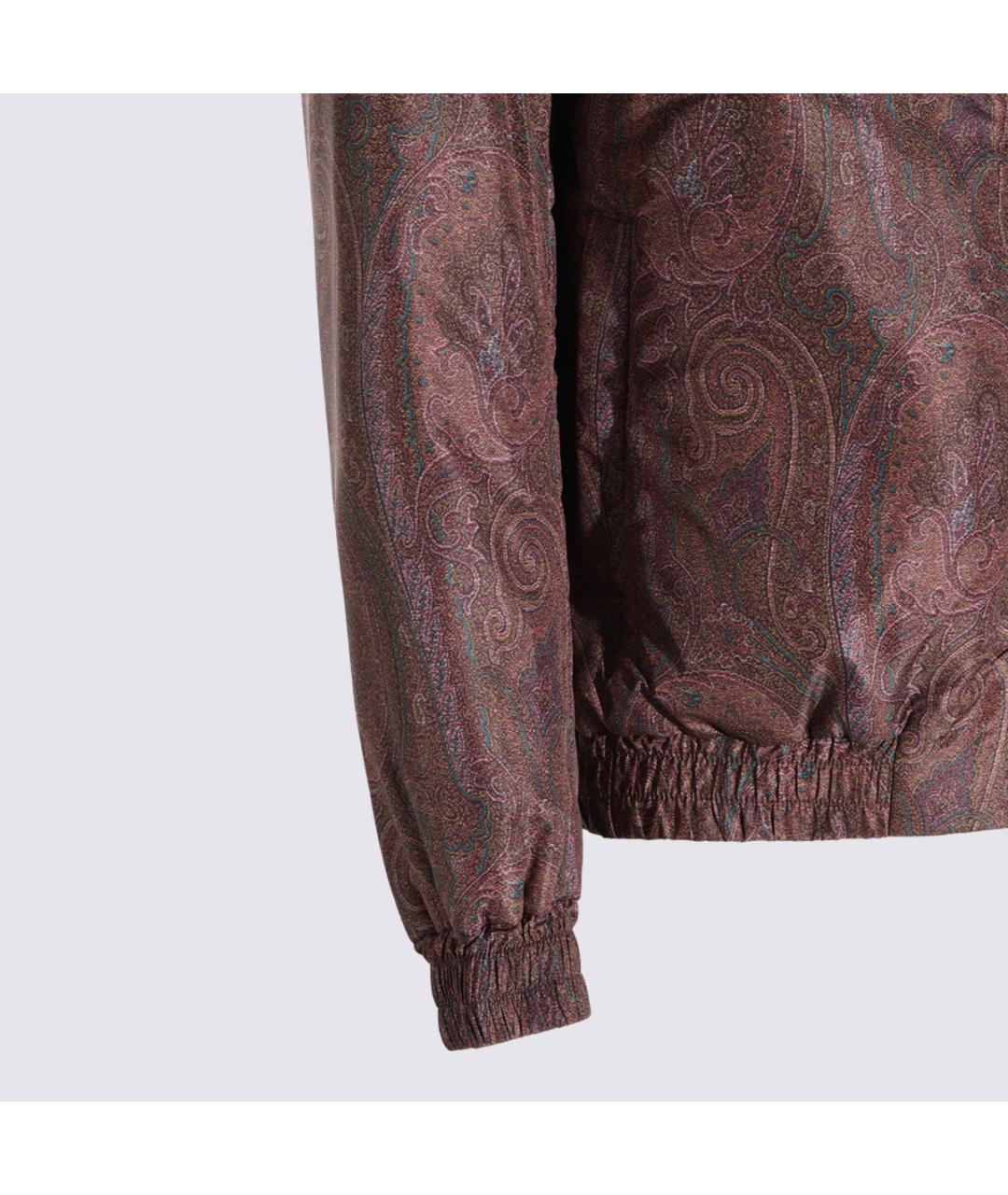 ETRO Коричневая полиэстеровая куртка, фото 3