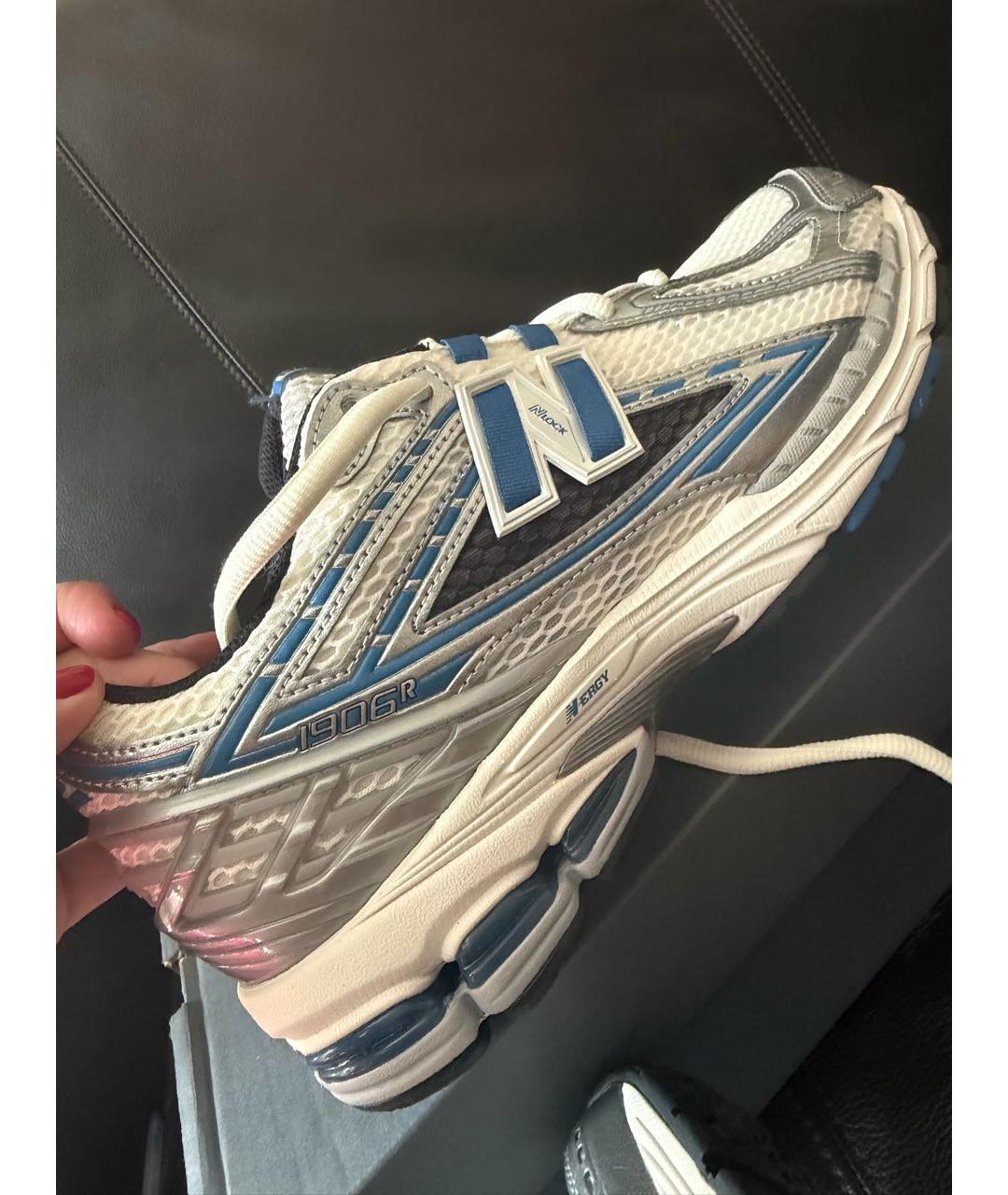 NEW BALANCE Белые текстильные высокие кроссовки / кеды, фото 2