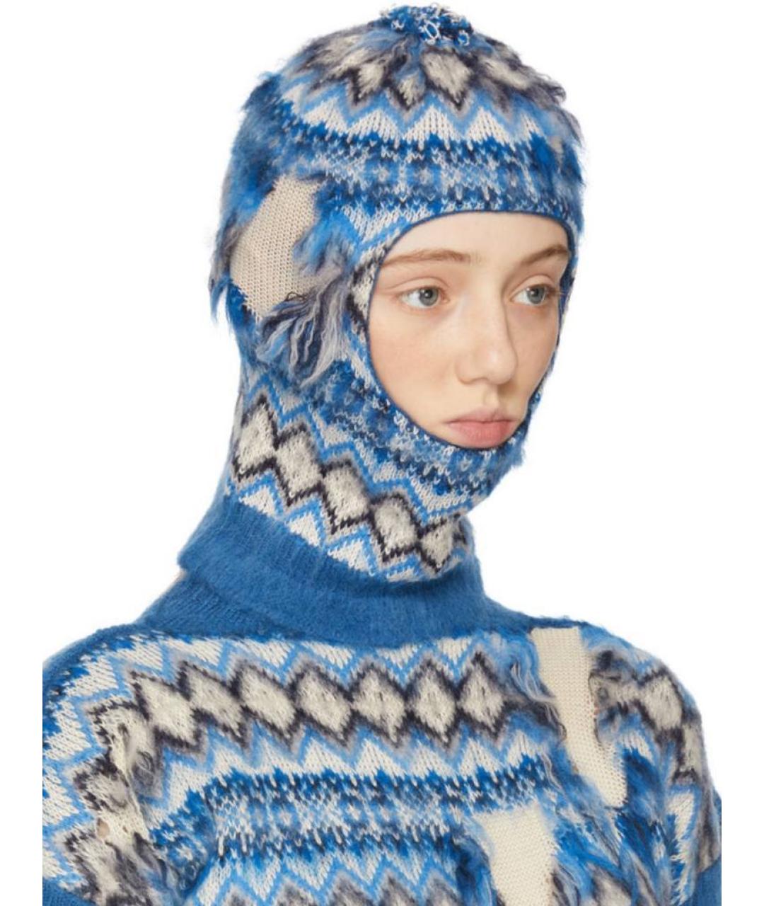 MAISON MARGIELA Синяя шапка, фото 2