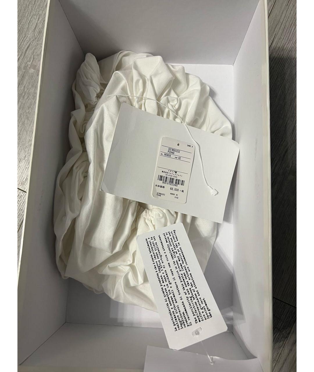 MAISON MARGIELA Черные текстильные низкие кроссовки / кеды, фото 8