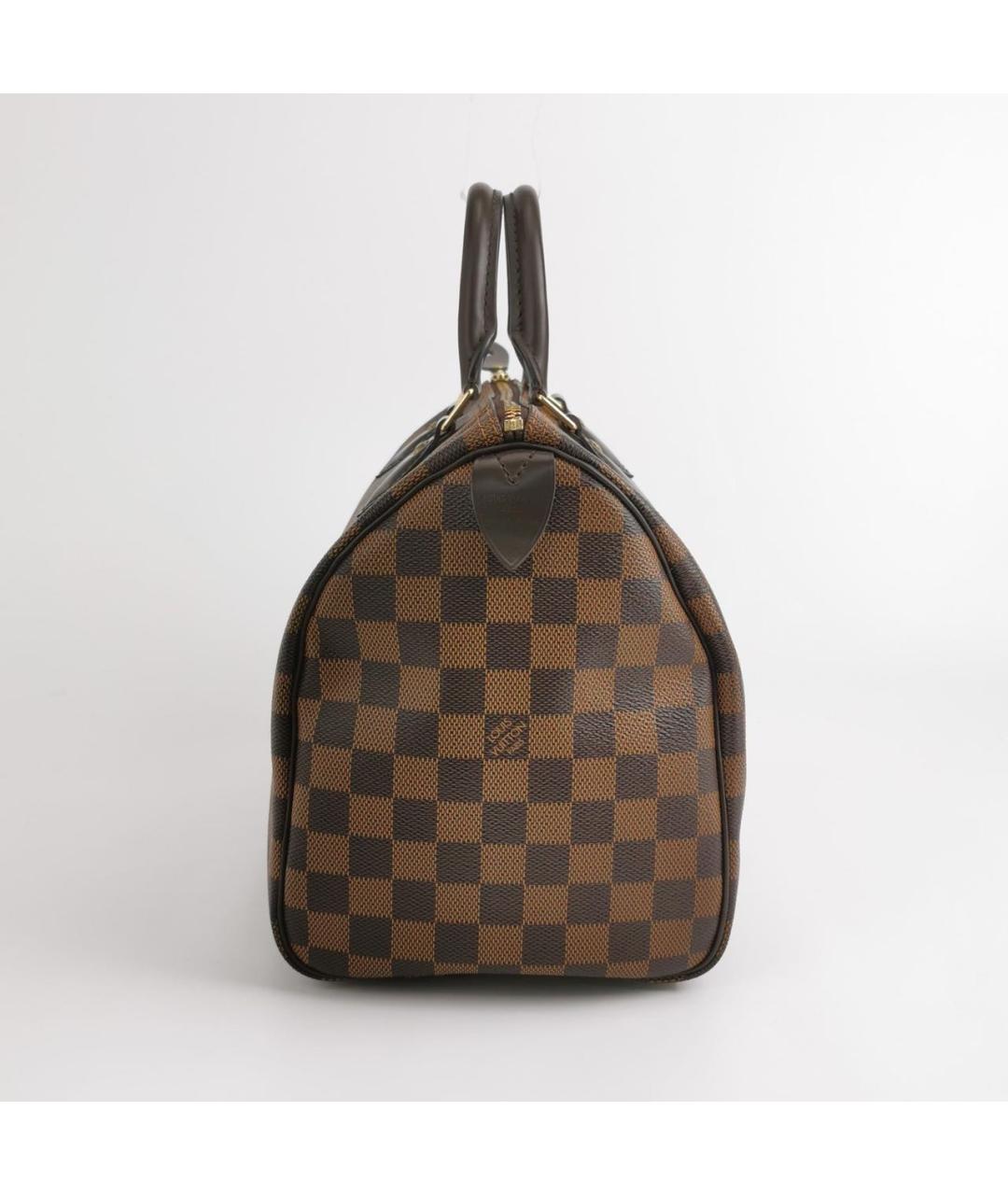 LOUIS VUITTON Коричневая сумка с короткими ручками, фото 3
