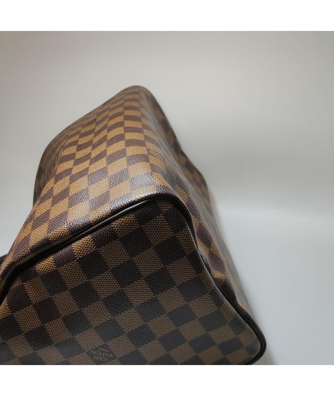 LOUIS VUITTON Коричневая сумка с короткими ручками, фото 7