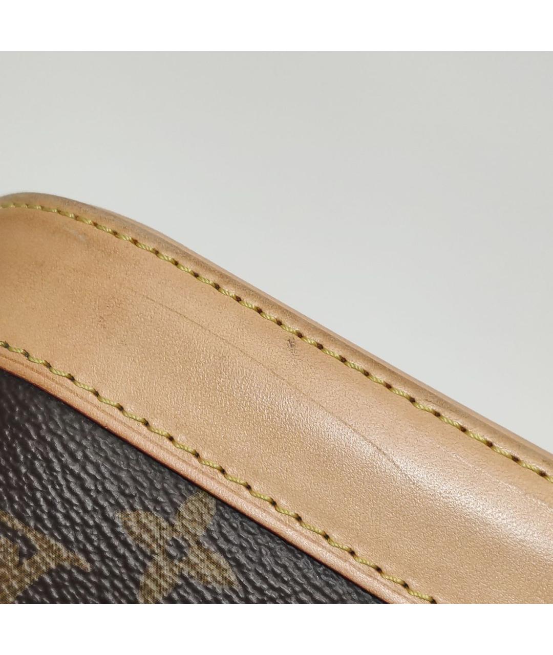 LOUIS VUITTON Коричневая сумка с короткими ручками, фото 8