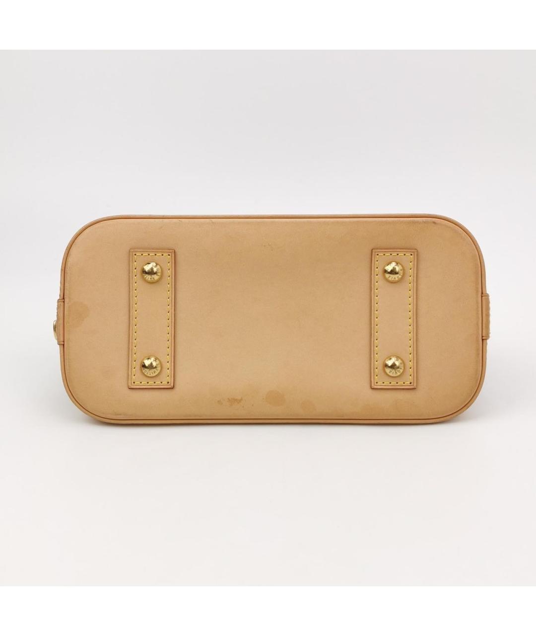 LOUIS VUITTON Коричневая сумка с короткими ручками, фото 4