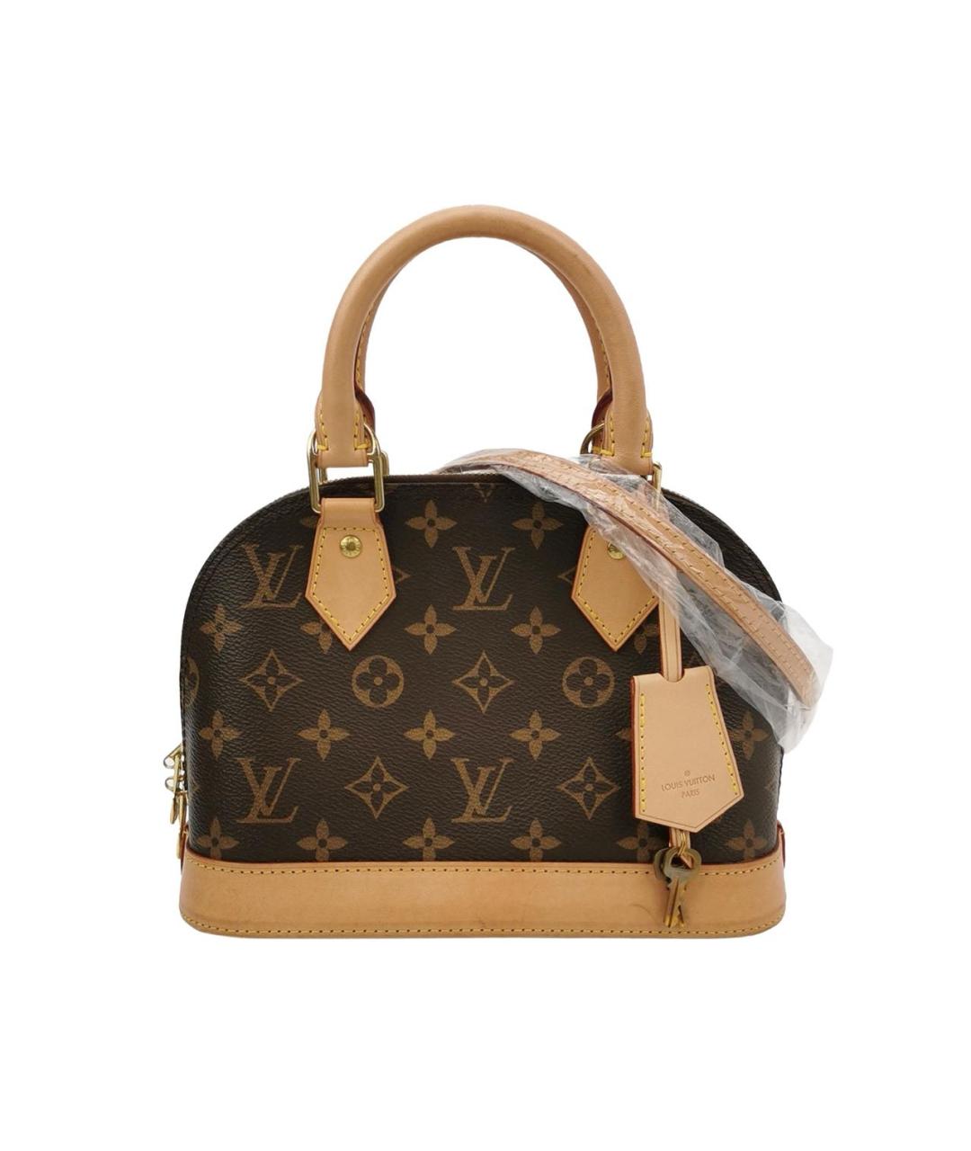 LOUIS VUITTON Коричневая сумка с короткими ручками, фото 1