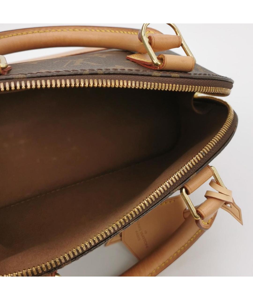 LOUIS VUITTON Коричневая сумка с короткими ручками, фото 5