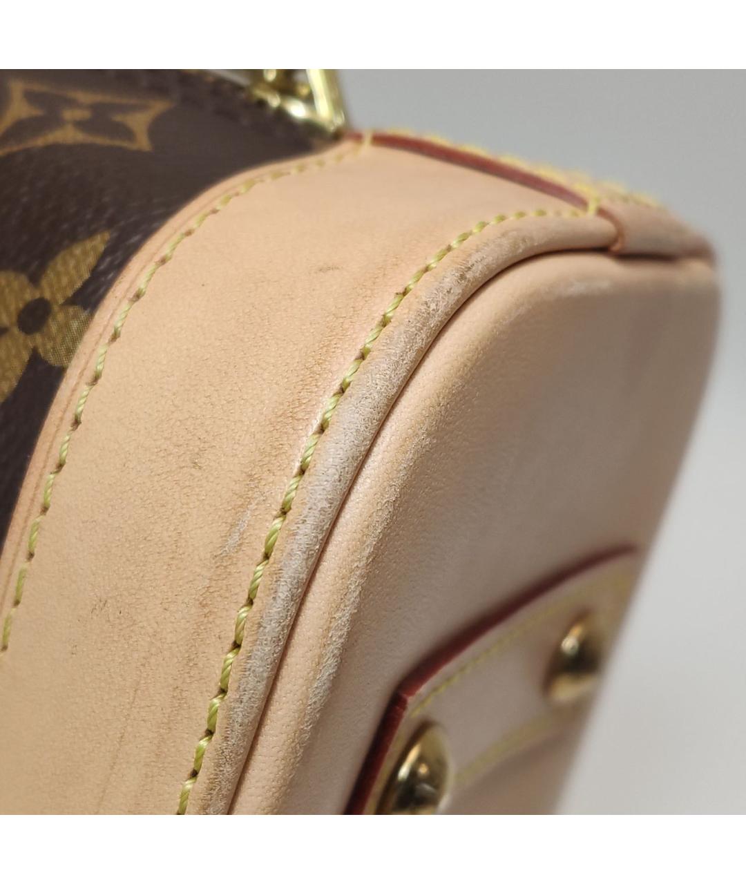 LOUIS VUITTON Коричневая сумка с короткими ручками, фото 6