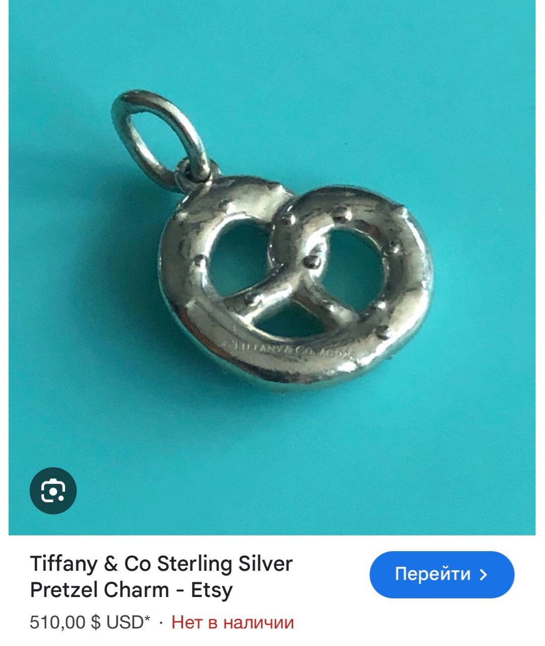 TIFFANY&CO Серебряная серебряная подвеска, фото 7