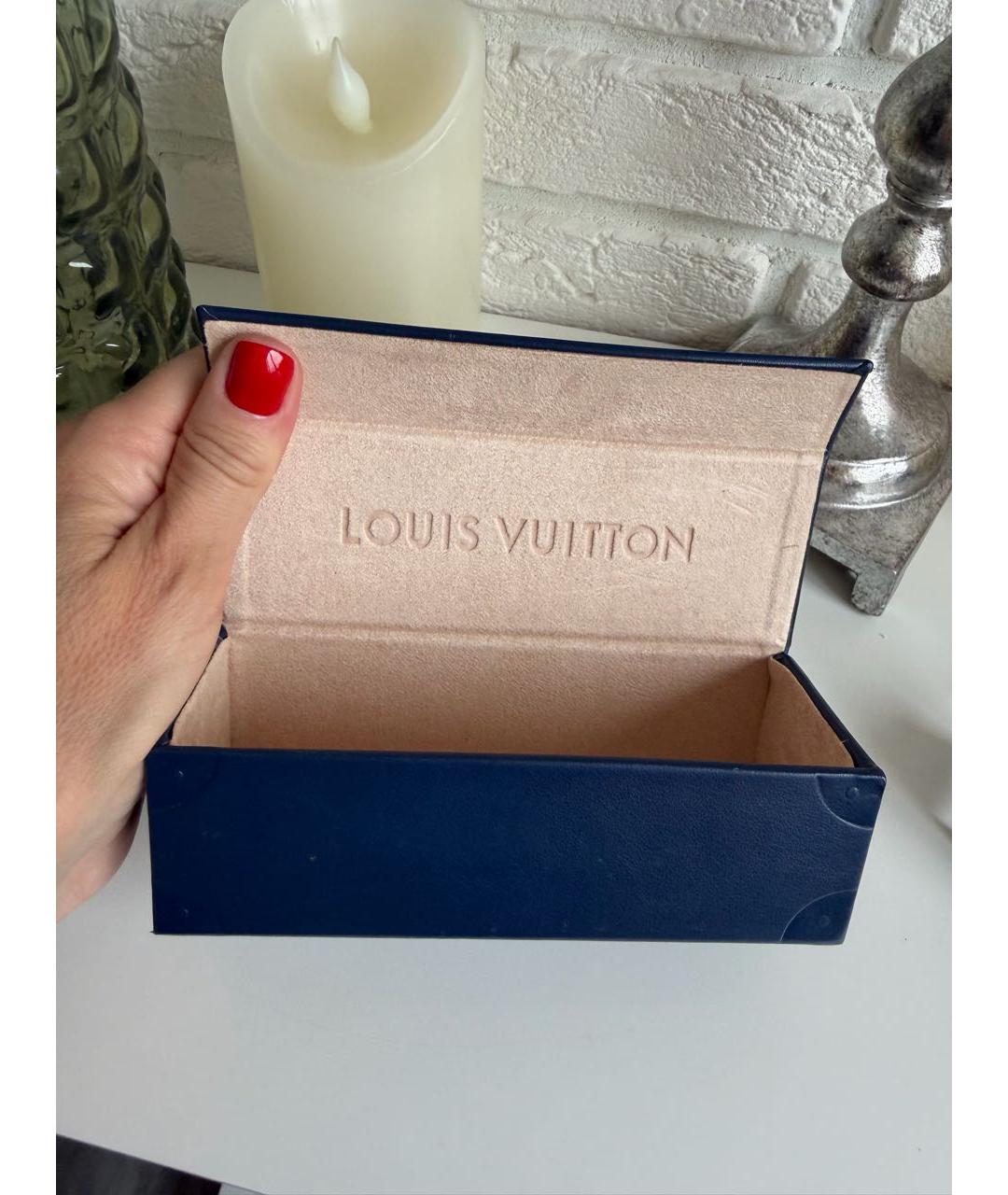 LOUIS VUITTON Черные пластиковые солнцезащитные очки, фото 8