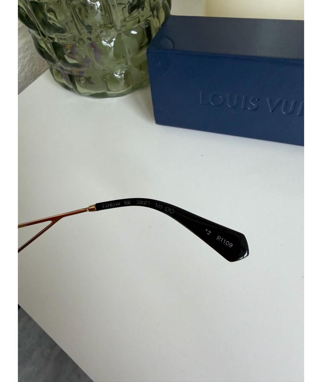LOUIS VUITTON Черные пластиковые солнцезащитные очки, фото 5