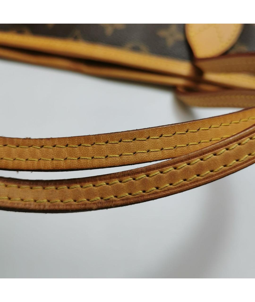 LOUIS VUITTON Коричневая сумка тоут, фото 7