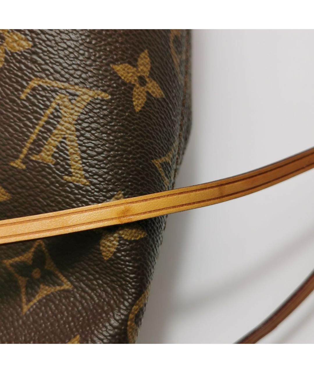 LOUIS VUITTON Коричневая сумка тоут, фото 8