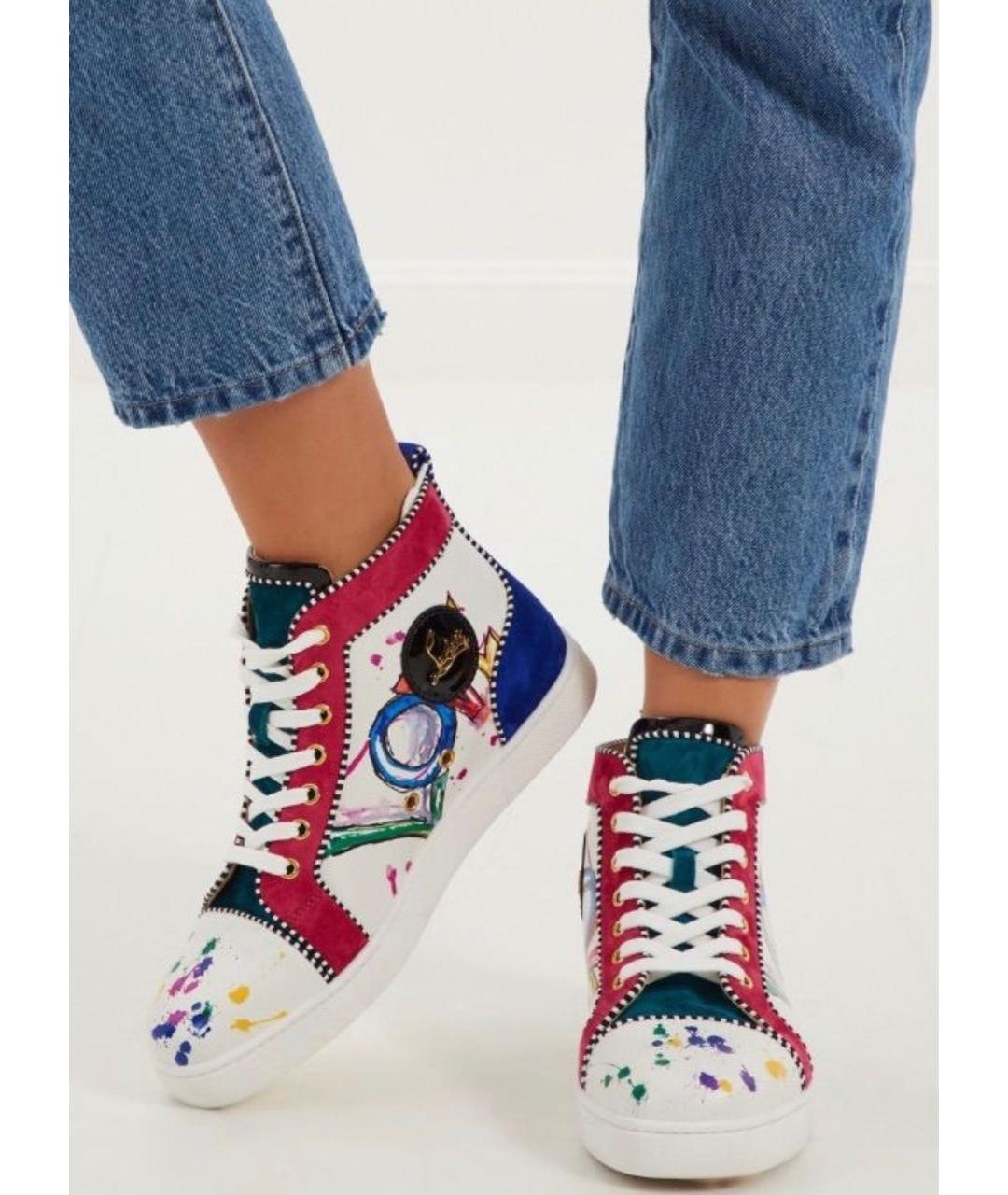 CHRISTIAN LOUBOUTIN Мульти кроссовки, фото 4