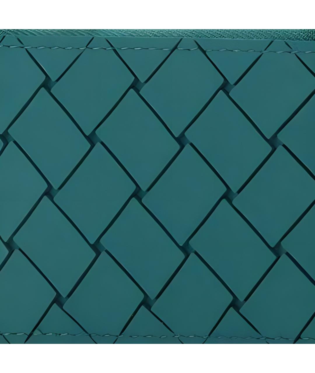 BOTTEGA VENETA Зеленый кожаный кошелек, фото 5